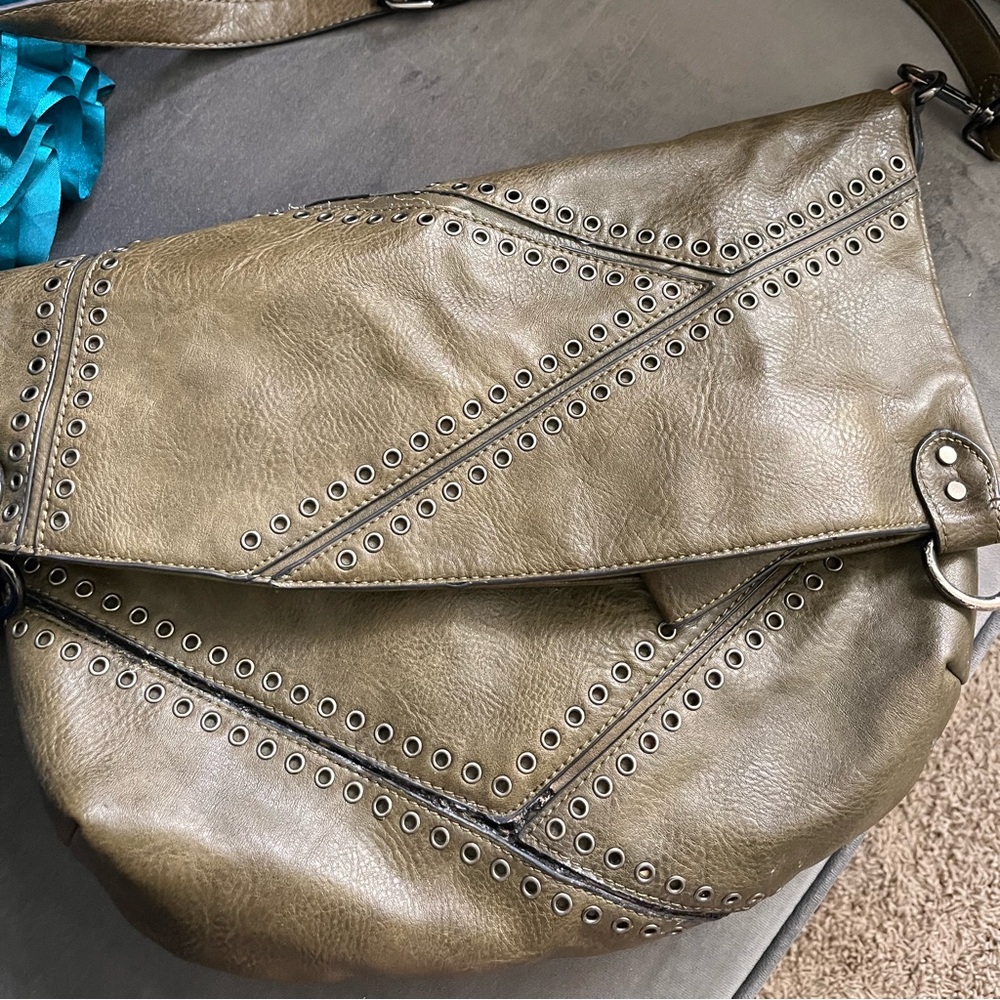 Y2K Fairy Grunge Grommet Messenger Bag Purse